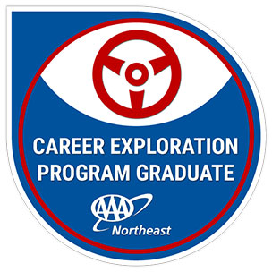 Logo for Career Exploration Program Graduate at AAA Northeast.