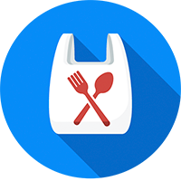 Icon of a fork and spoon