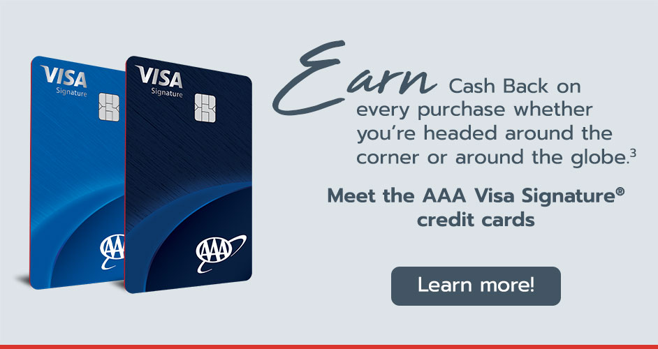 Meet the AAA Signature Visa Credit Cards