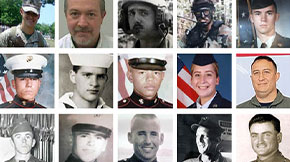 collage of aaa veterans