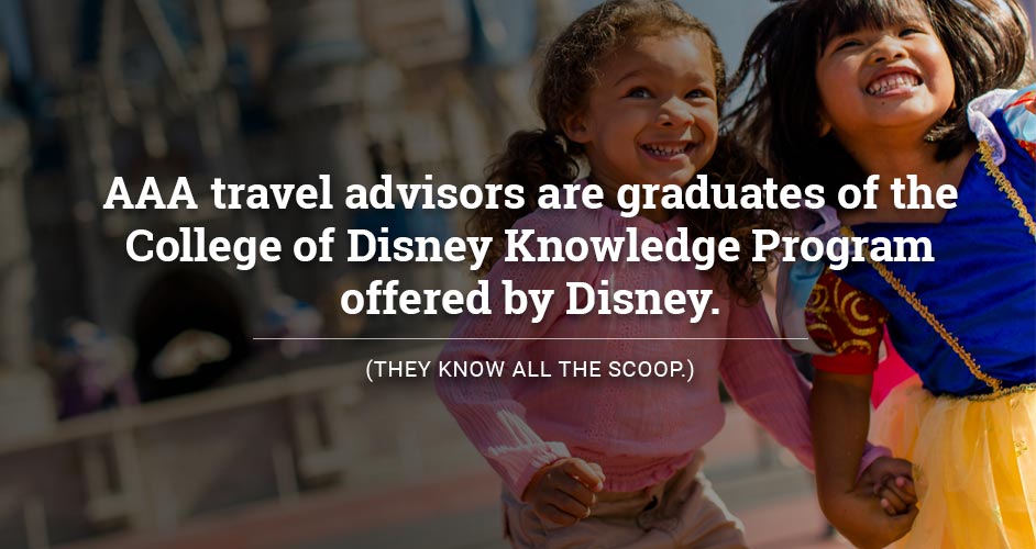 Advisors are graduates of the College of Disney Knowledge Program 