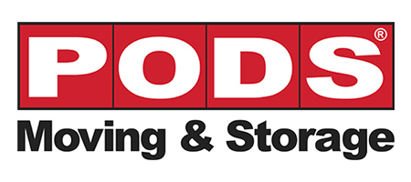 Pods moving and storage logo